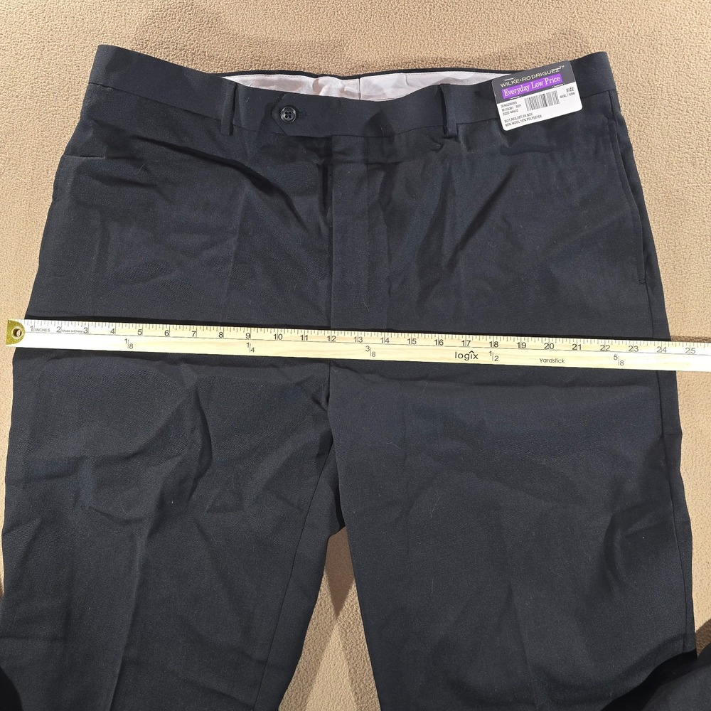 Wilke-Rodriguez Suit Pant Black Size 46XL/40W - Picture 8 of 12